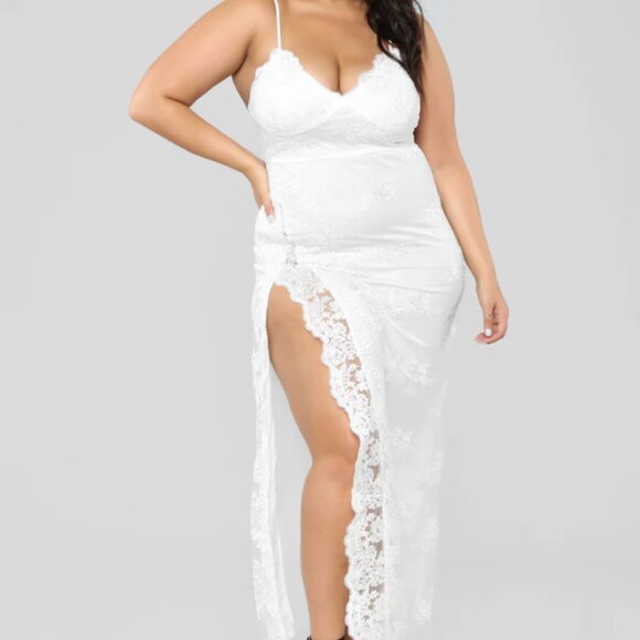 Fashion Nova Dresses & Skirts - NWTs White Lace A Night In Tokyo Dress